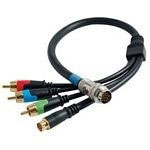 Cablestogo 2m RapidRun Component Video+S-Video V.2 Break-Away Flying Lead (87047)